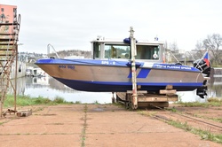 Křest nové služební lodi SPS-6